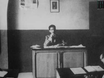 Durante il Fascismo insegn� ai suoi alunni i valori della democrazia e della libert�, formando in loro uno spirito critico con cui approcciarsi al mondo che li circondava